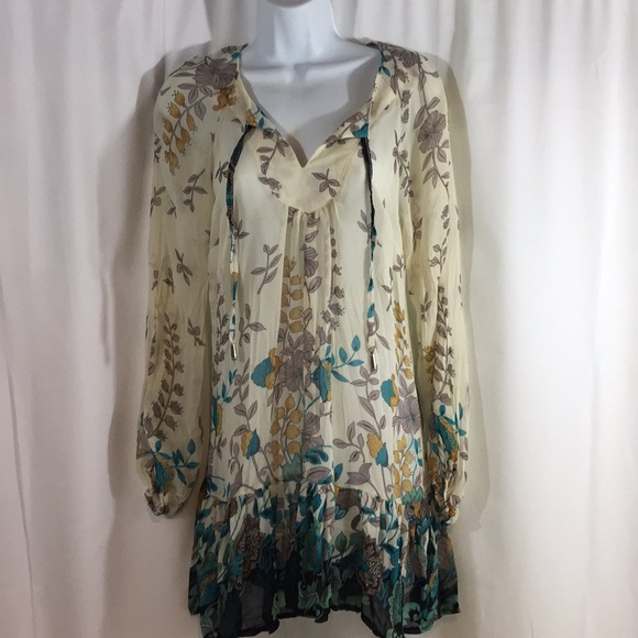 bebe Tops - Bebe SZ S Sheer Tunic Blouse